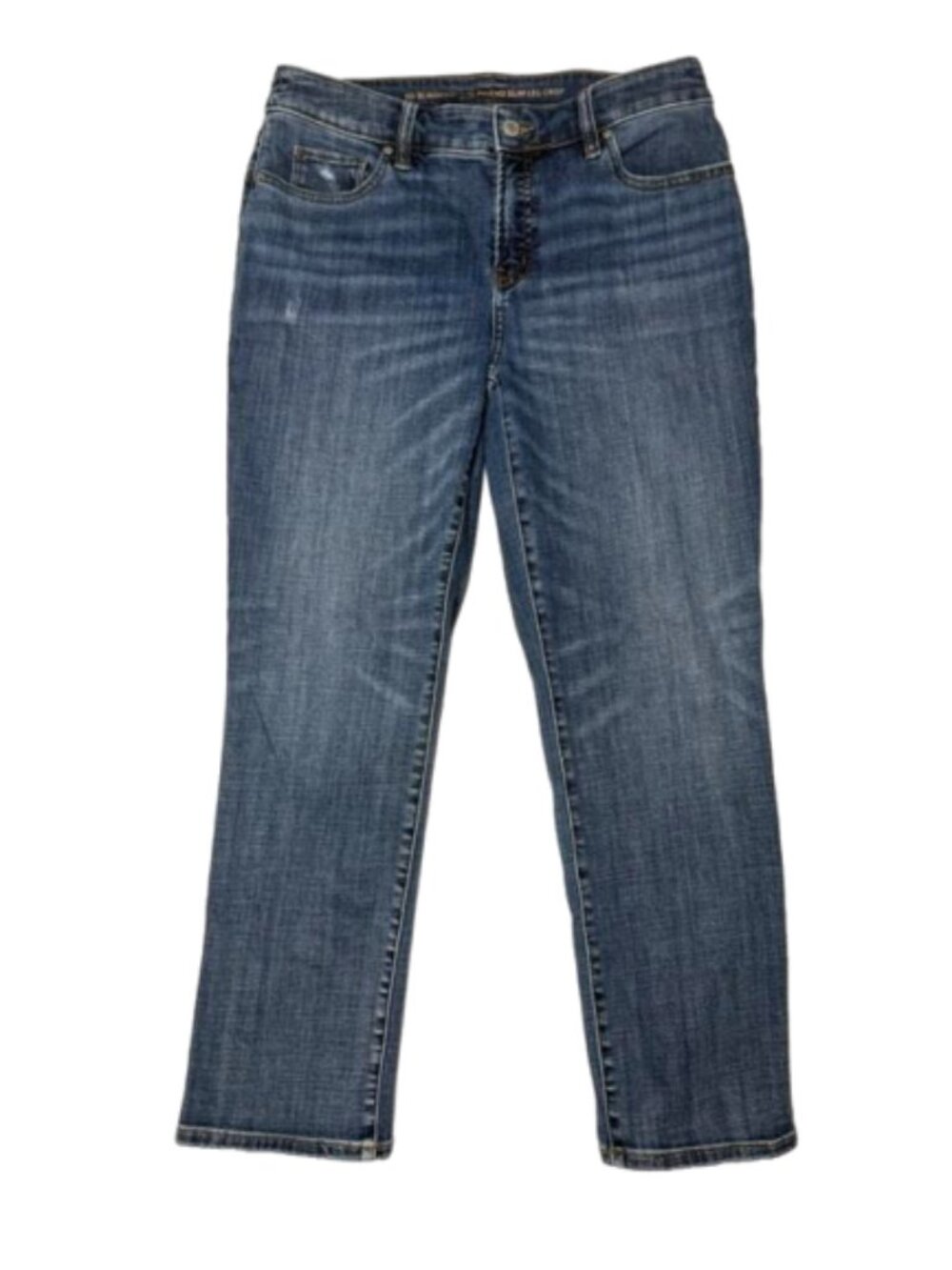 Chico's So Slimming Girlfriend Slim Leg Crop Jeans Size 0.5 (US 6) #2633